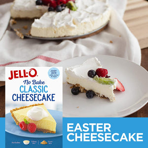 Jell-O No Bake Classic Cheesecake Dessert Kit (11.1 oz Boxes, Pack of 6)