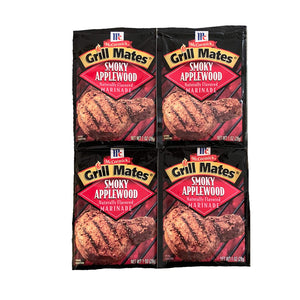 McCormick Grill Mates Smoky Applewood Flavored Marinade | Pack of 4 Pouches
