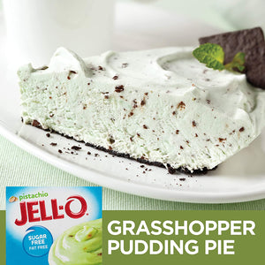 Jell-O Instant Pistachio Sugar-Free Fat Free Pudding & Pie Filling (1 oz Boxes, Pack of 6)
