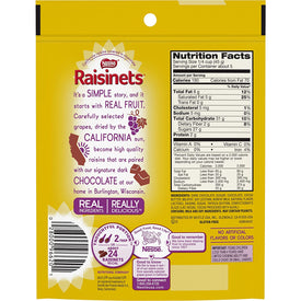 Raisinets Chocolate Stand Up Bag, Dark, 8 Ounce