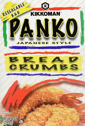 Kikkoman Panko Japanese Style Bread Crumbs, 8 Ounce Box (Pack of 4)