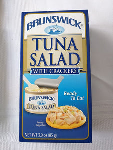 Brunswick Tuna Salad & Chicken Salad With Crackers Ready to Eat Snack Kit 3.0 oz Each (8 ct)