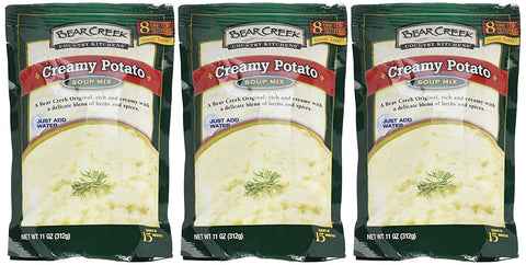 Image of Bear Creek Country Kitchen Creamy Potato Soup Mix (Pack of 3)