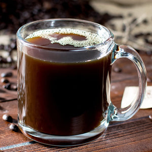 Crystal Coffee Mug Warm Beverage Mugs Set of 4 (13 oz)