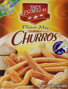 Tres Estrellas Churros Flour Mix, 17.6 oz.