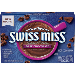 Swiss Miss, Dark Chocolate Sensation, Hot Cocoa Mix, 1.25 Ounce (Pack of 32)