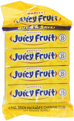Image of Wrigley's Juicy Fruit 4PK
