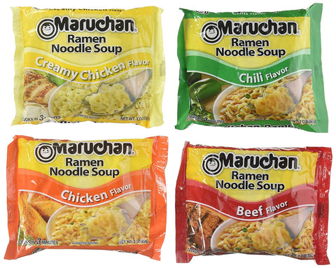 Image of Maruchan Ramen Variety 4 Flavors, Pack of 24