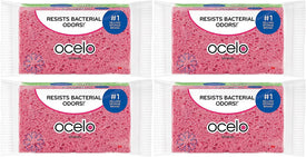 Ocelo Sponges Colors May Vary, 2-Count, Pack of 4 (8 Sponges Total)
