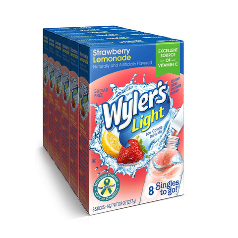 Image of Wyler’s Light Singles-To-Go Sugar Free Drink Mix 8 CT Per Box