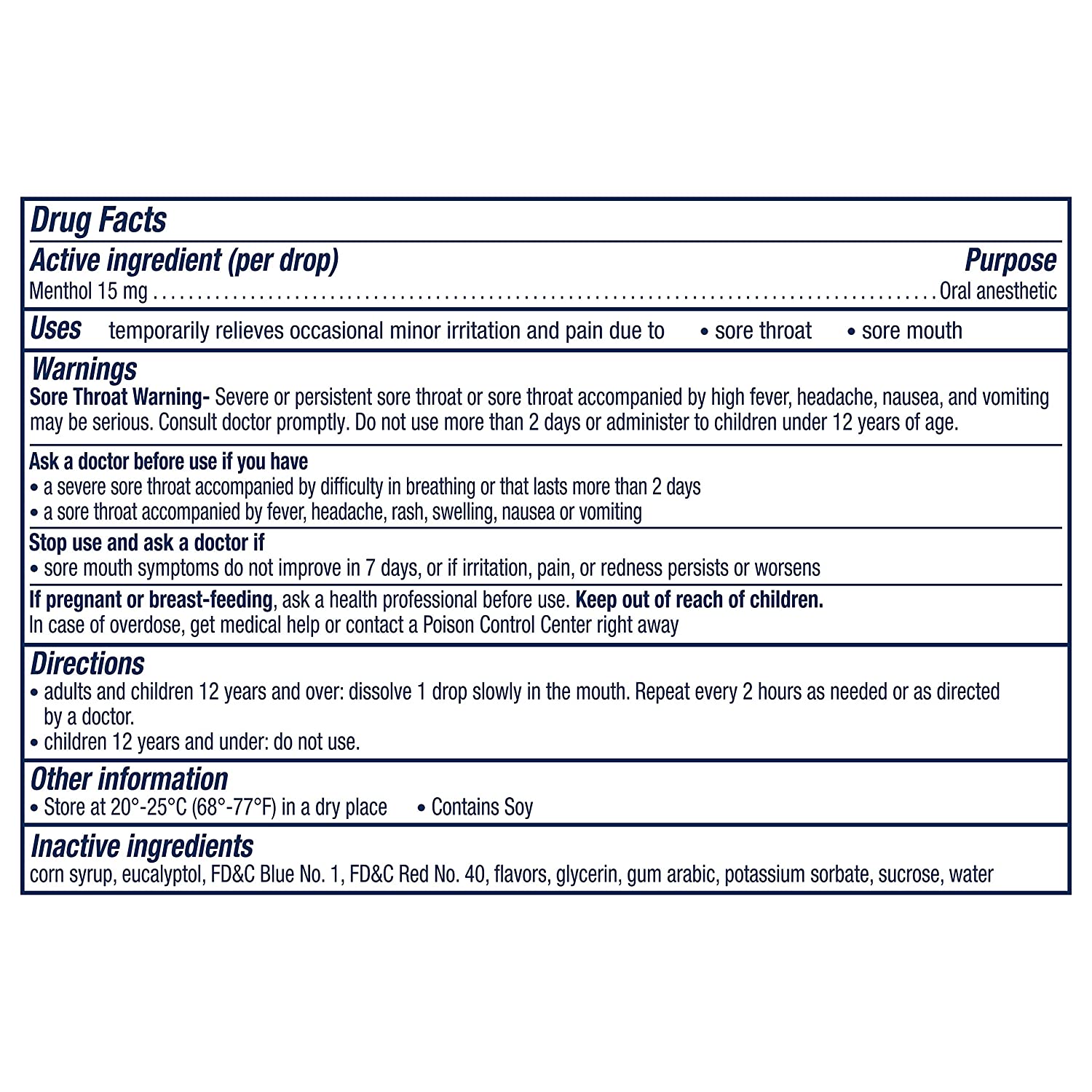 Vicks VapoCOOL HydraSoothe Medicated Drops 20ct, Best Relief to Soothe Sore Throat Pain