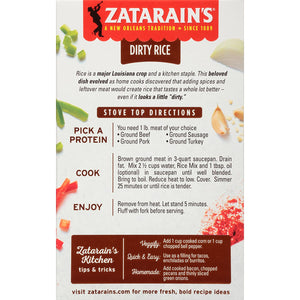 Zatarain's Mix Dirty Rice, 8 oz (Pack of 6)