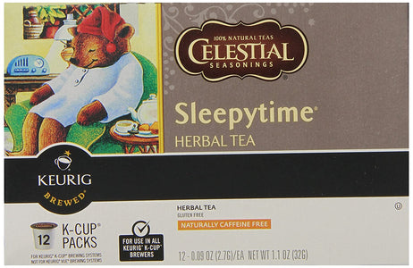 Celestial Seasonings Sleepytime Tea K-Cup, 12-Count, Green (SYNCHKG034514)