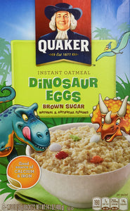 Quaker Instant Oatmeal Dinosaur Eggs