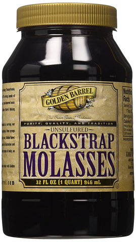 Image of Golden Barrel Unsulfured Black Strap Molasses, 32 Oz. Bottle