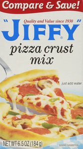 Jiffy Pizza Crust Mix, 6.5 oz, 6 pk