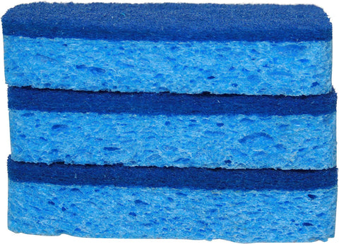 Image of Dawn Non Scratch Premium Scrubber Sponges, 3 Pack, Blue