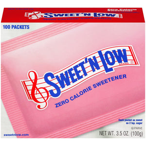 Sweet 'N Low Granulated Sugar Substitute 100 Packets (2 Pack)