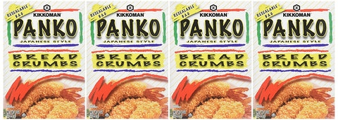 Image of Kikkoman Panko Japanese Style Bread Crumbs, 8 Ounce Box (Pack of 4)