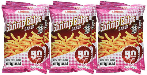 Image of Calbee Shrimp flavored chips baked 4oz