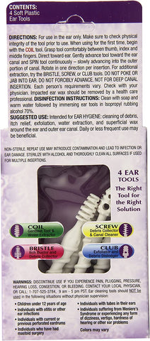 Image of NeilMed Ear Spin Safe - 4 Spin-Safe Reusable Ear Cleaning Tools