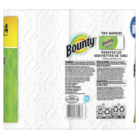 Image of Bounty Select-A-Size Paper Towels, 2 Double Rolls = 4 Regular Rolls