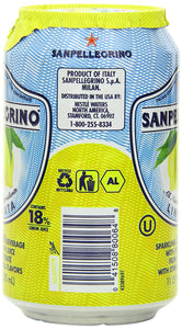 San Pellegrino Sparkling Beverage, Limonata (Lemon), 11.15-Ounce Cans