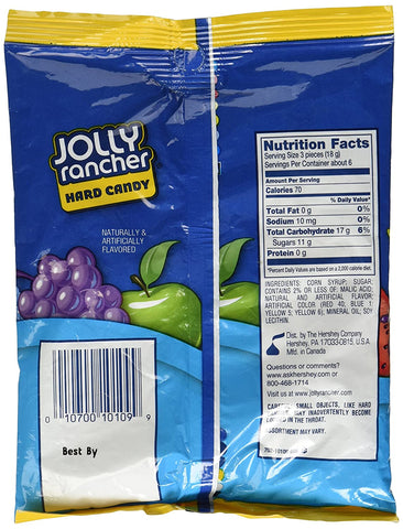 Image of Jolly Rancher Original Flavors: 3.8 oz (107 g) Bag