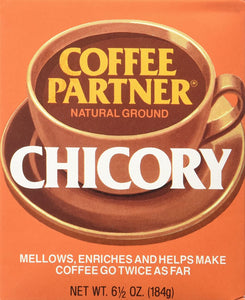 Coffee Partner Natural Ground Chicory Coffee, 6.5 Ounce