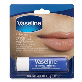 Vaseline Lip Therapy Original | Lip Balm with Petroleum Jelly for Providing Your Lips with Ultimate Hydration and Essential Moisture to Treat Chapped, Dry, Peeling, or Cracked Lips; 0.16 Oz (3 Pack)