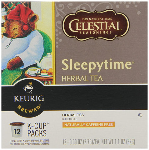 Image of Celestial Seasonings Sleepytime Tea K-Cup, 12-Count, Green (SYNCHKG034514)