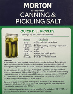 Morton Canning an Pickling Salt 4 lb box (2 Pack)