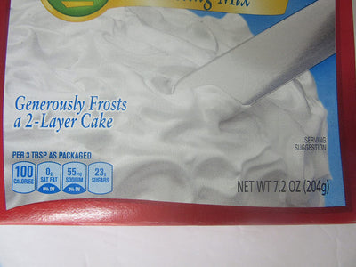 Betty Crocker White Fluffy Icing Mix (3 pack) Fat Free Home Style Frosting Cake Cupcake Dessert